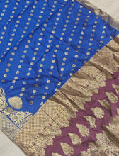 Load image into Gallery viewer, New Party Wear Banarasi Silk Jacquard Border Fancy Saree