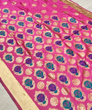 Load image into Gallery viewer, Function Wear Banarasi Silk Jacquard Zari Weaving Work Saree