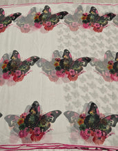 Load image into Gallery viewer, New Party Wear Georgette Print Design Fancy Saree With Blouse Piece