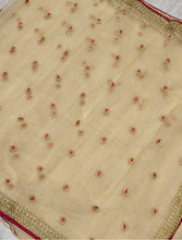 Load image into Gallery viewer, New Latest Wear Net Embroidery Work Saree With Blouse Piece