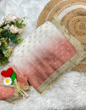 Load image into Gallery viewer, Confounding Festive Wear Silk Zari Weaving Work With Golden Border Saree For Occasion
