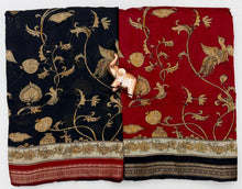 Load image into Gallery viewer, Imaginative Party Wear Soft Cotton Kalamkari Print Zari Weaving Border Fancy Saree With Blouse Piece
