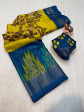 Load image into Gallery viewer, Marvellous Function Wear Pure Soft Viscose Dola Silk Jacquard Border Fancy Saree With Blouse Piece