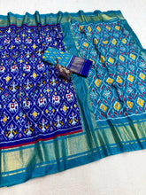 Load image into Gallery viewer, Marvellous Function Wear Pure Soft Viscose Dola Silk Jacquard Border Fancy Saree With Blouse Piece