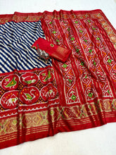Load image into Gallery viewer, Marvellous Function Wear Pure Soft Viscose Dola Silk Jacquard Border Fancy Saree With Blouse Piece