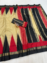 Load image into Gallery viewer, Adorable Function Wear Pure Soft Dola Silk Jacquard Border Fancy Saree With Blouse Piece