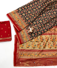 Load image into Gallery viewer, Dazzling Festive Wear Pure Soft Silk Print With Mirror Work Fancy Saree For Women