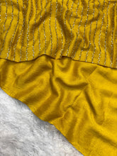 Load image into Gallery viewer, Gratifying Party Wear Crush Silk Heavy Beads Work Fancy Saree With Blouse Piece