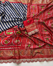 Load image into Gallery viewer, Desiring Festive Wear Pure Soft Silk Jacquard Work Lace Border Fancy Designer Saree With Blouse Piece