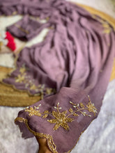 Load image into Gallery viewer, Glamorous Wedding Wear Soft Crush Silk Handwork Butta Fancy Designer Saree For Occasion