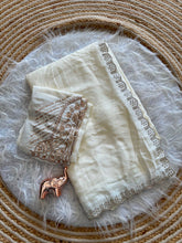 Load image into Gallery viewer, Artisanal Festive Wear Soft Crush Silk Siroski n Diamond Work Fancy Saree With Blouse Piece