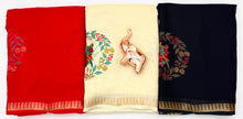 Load image into Gallery viewer, Splendorous Function Wear Pure Soft Silk Kalamkari Print Jacquard Border Rich Pallu Saree With Blouse Piece