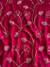 Load image into Gallery viewer, Entrancing Wedding Wear Georgette Gotapatti Work Fancy Saree With Blouse Piece