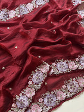 Load image into Gallery viewer, Charming Function Wear Soft Silk Embroidery Work Fancy Designer Saree With Blouse Piece
