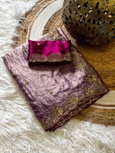 Load image into Gallery viewer, Entrancing Wedding Wear Silk Embroidery n Sequence Work Fancy Saree With Ravishing Blouse Piece