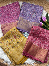 Load image into Gallery viewer, Splendorous Function Wear Silk Jacquard Weaving Border n Rich Pallu Fancy Saree With Blouse Piece