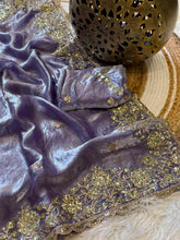 Load image into Gallery viewer, Luxuriant Wedding Wear Silk Embroidery Thread n Sequence Work Designer Saree For Occasion