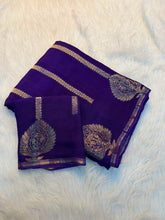Load image into Gallery viewer, Adorning Wedding Wear Pure Viscose Dola Silk Jacquard Zari Weaving Work Fancy Designer Saree For Ocassion