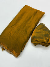 Load image into Gallery viewer, New Partywear Frandy Crush Silk Katdana Moti Lace Border Work Fancy Designer Saree With Blouse