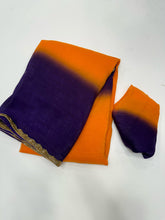 Load image into Gallery viewer, New Partywear Frandy Crush Silk Katdana Moti Lace Border Work Fancy Designer Saree With Blouse