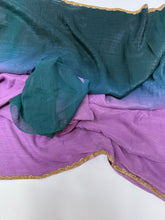 Load image into Gallery viewer, New Partywear Frandy Crush Silk Katdana Moti Lace Border Work Fancy Designer Saree With Blouse