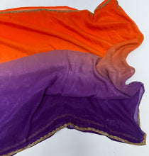 Load image into Gallery viewer, New Partywear Frandy Crush Silk Katdana Moti Lace Border Work Fancy Designer Saree With Blouse