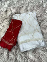 Load image into Gallery viewer, Pure Viscose Georgette Sequence Work Wedding Wear Fancy Designer Saree With Blouse