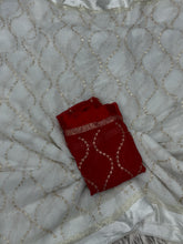 Load image into Gallery viewer, Pure Viscose Georgette Sequence Work Wedding Wear Fancy Designer Saree With Blouse