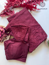 Load image into Gallery viewer, New Partywear Soft Kota Doriya Embrodiered Thread n Cut Work Fancy Designer Saree With Blouse