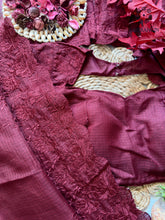 Load image into Gallery viewer, New Partywear Soft Kota Doriya Embrodiered Thread n Cut Work Fancy Designer Saree With Blouse