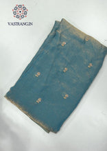 Load image into Gallery viewer, New Partywear Space Silk Fabric Sequence Emboridery Work Fancy Designer Saree With Blouse