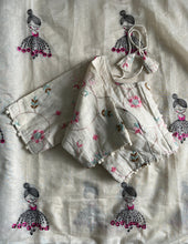 Load image into Gallery viewer, New Function Wear Chanderi Cotton Embroidery n Tussels Work Fancy Designer Saree With Stitched Blouse