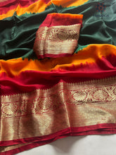 Load image into Gallery viewer, New Festival Wear Multicolor Georgette Kanchi Zari Weaving Work Fancy Designer Saree