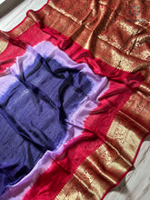 Load image into Gallery viewer, New Festival Wear Multicolor Georgette Kanchi Zari Weaving Work Fancy Designer Saree