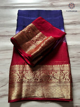 Load image into Gallery viewer, New Festival Wear Multicolor Georgette Kanchi Zari Weaving Work Fancy Designer Saree