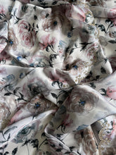 Load image into Gallery viewer, Pure Satin Georgette Multicolor Print n Diamond Cut Work Fancy Designer Partywear Saree Design