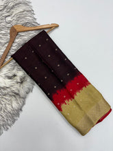 Load image into Gallery viewer, New Festive Wear Multi Color Dola Silk Jacquard Zari n Print Work Fancy Designer Saree With Blouse