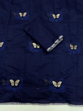 Load image into Gallery viewer, Divine Function Wear Soft Chanderi Cotton Silk Butterfly Design Embroidery n Tussels Work Fancy Saree