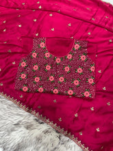 Load image into Gallery viewer, Mellifluous Function Wear Soft Rangloli Silk Embroidered Work Fancy Desginer Saree