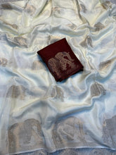 Load image into Gallery viewer, Splendorous Party Wear Pure Soft Viscose Silk Zari Work Fancy Designer Saree With Blouse