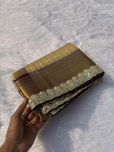 Load image into Gallery viewer, New Function Wear Banarasi Tissue Silk Jacquard Zari Weaving Work Fancy Designer Saree