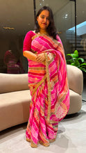 Load image into Gallery viewer, Redolent Function Wear Kota Doriya Embroidery Work Designer Saree With Blouse Piece