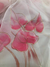 Load image into Gallery viewer, Party wear Organza Silk Floral Print n Foil Work Beautiful Rich Look Saree