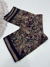 Load image into Gallery viewer, Excellent Party Wear Pure Soft Kashmiri Cotton Silk Designer Printed n Rich Pallu Saree With Blouse Piece