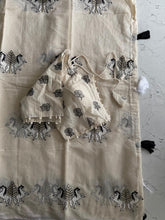 Load image into Gallery viewer, Magnificat Festive Wear Chanderi Cotton Embroidery n Tussels Work Fancy Designer Saree With Stitched Blouse