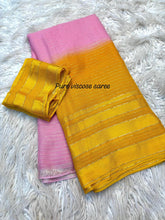 Load image into Gallery viewer, Adorning Function Wear Pure Viscose Georgette Linning Weaving Satin Patta Border Fancy Designer Saree