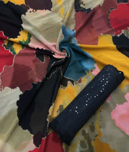 Load image into Gallery viewer, New Party Wear Multi color Chiffon Print n Sequence Work Fancy Designer Saree With Embroidered Blouse