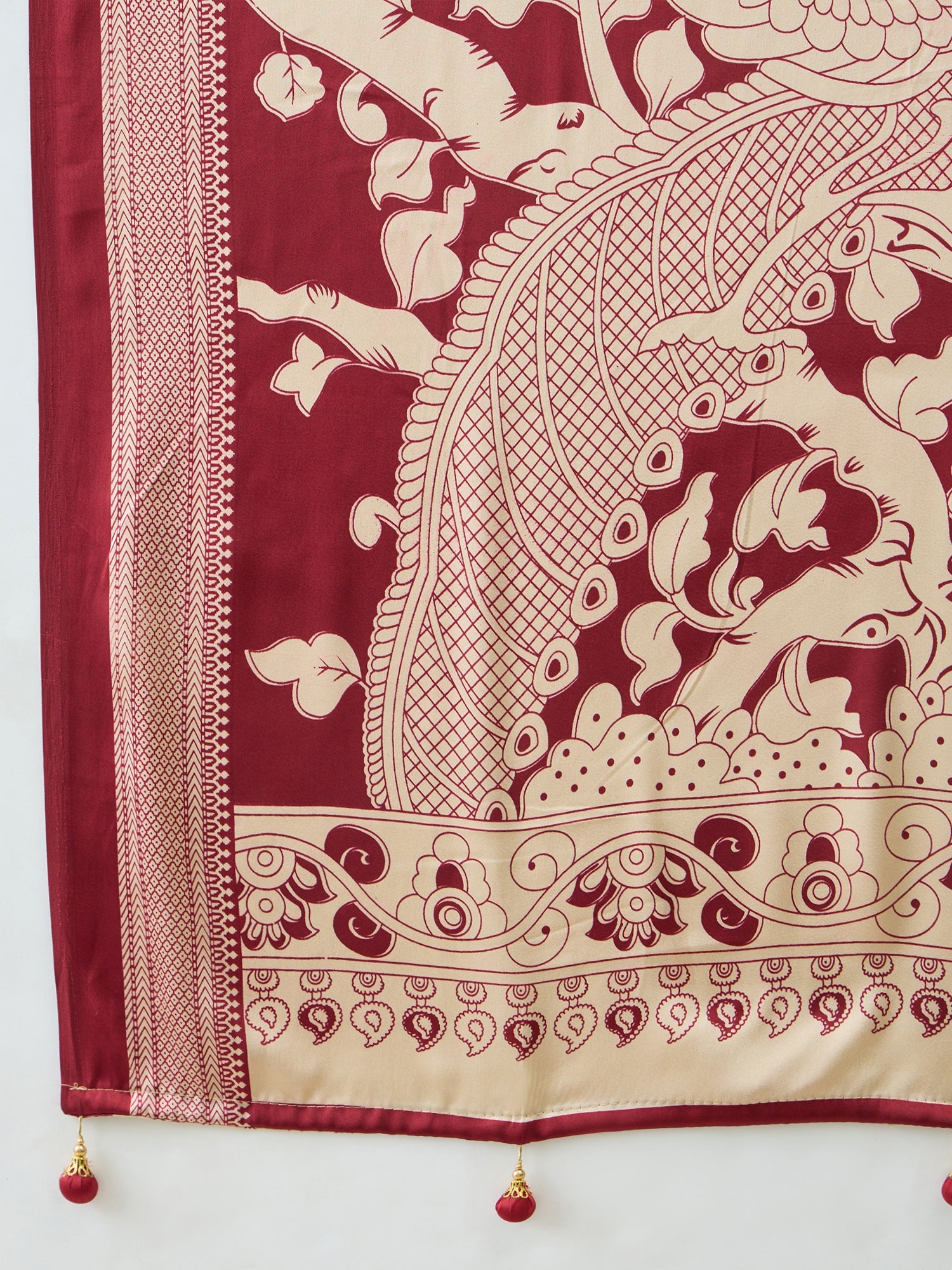 Artisanal Festive Wear Pure Silk Print Rich Fancy Designer Saree With Unstitched Blouse
