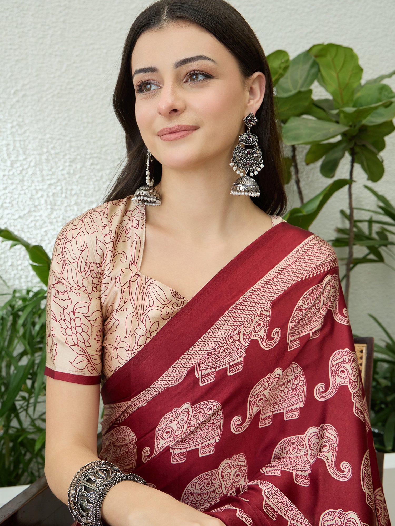 Artisanal Festive Wear Pure Silk Print Rich Fancy Designer Saree With Unstitched Blouse