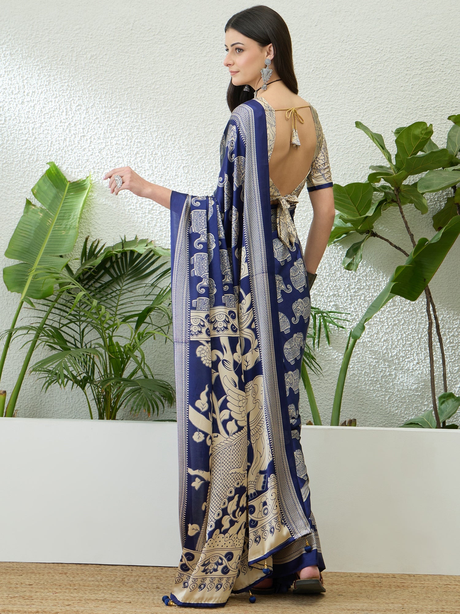 Artisanal Festive Wear Pure Silk Print Rich Fancy Designer Saree With Unstitched Blouse